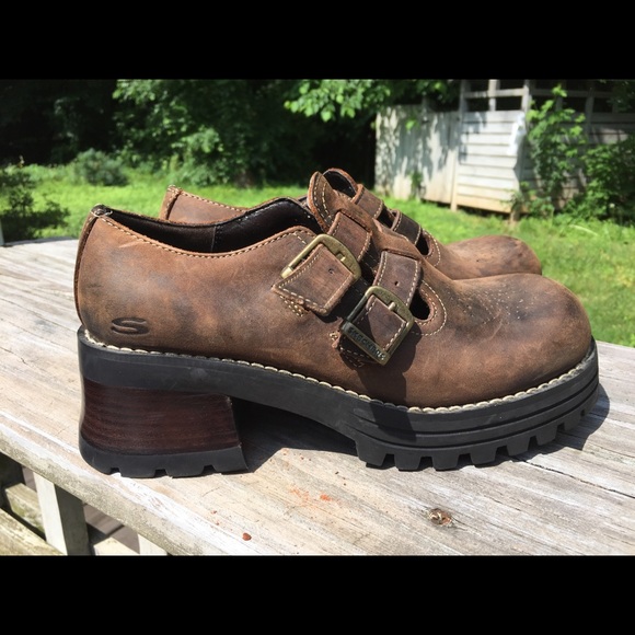 skechers mary jane platform